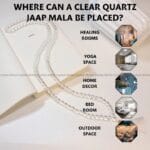 Clear Quartz Crystal Jaap Mala 108 Beads (Clarity & Focus)
