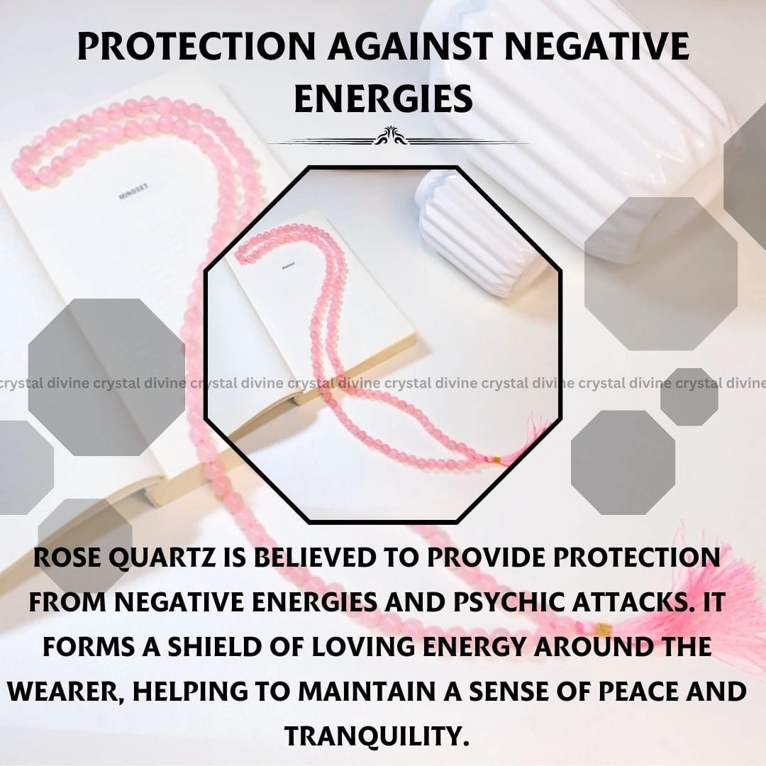 Rose Quartz Jaap Mala 108 Beads (Self Love & Self Acceptance)