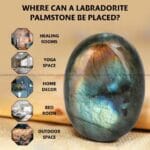 Labradorite  Crystal Palm Stone (Energy & Vitality)