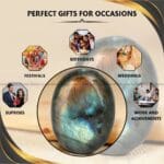 Labradorite  Crystal Palm Stone (Energy & Vitality)