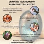 Labradorite  Crystal Palm Stone (Energy & Vitality)