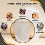 Selenite Crystal Palm Stone (Cleansing & Purification)