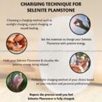 Selenite Crystal Palm Stone (Cleansing & Purification)