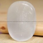 Selenite Crystal Palm Stone (Cleansing & Purification)