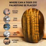 Tiger Eye Crystal Palm Stone (Manifestation & Willpower)
