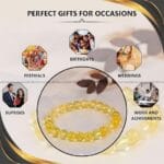 Citrine Crystal Bracelet - 8 MM (Confidence & Self-Esteem)
