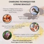 Citrine Crystal Bracelet - 8 MM (Confidence & Self-Esteem)