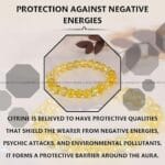 Citrine Crystal Bracelet - 8 MM (Confidence & Self-Esteem)