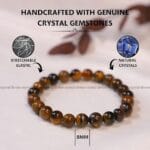 Tiger Eye Crystal Bracelet - 8 MM (Manifestation & Willpower)