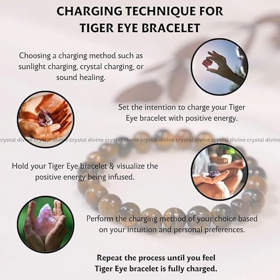 Tiger Eye Crystal Bracelet - 8 MM (Manifestation & Willpower)