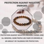 Tiger Eye Crystal Bracelet - 8 MM (Manifestation & Willpower)