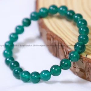 Green Jade Crystal Bracelet - 8 MM