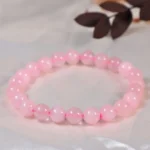 Rose Quartz Bracelet - 8 MM (Love & Relationships)