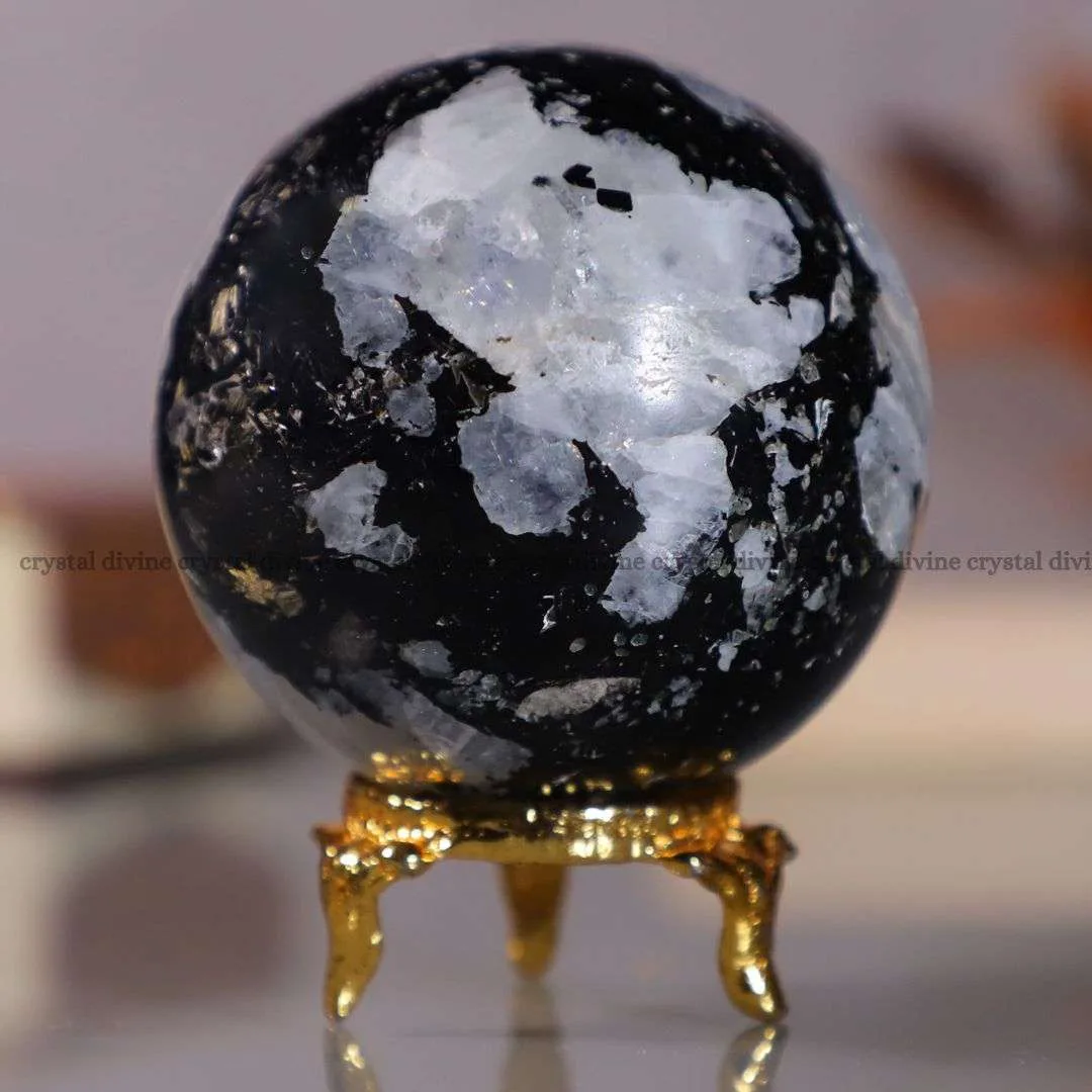 Rainbow Moonstone Crystal Sphere (Confidence & Self-Esteem)