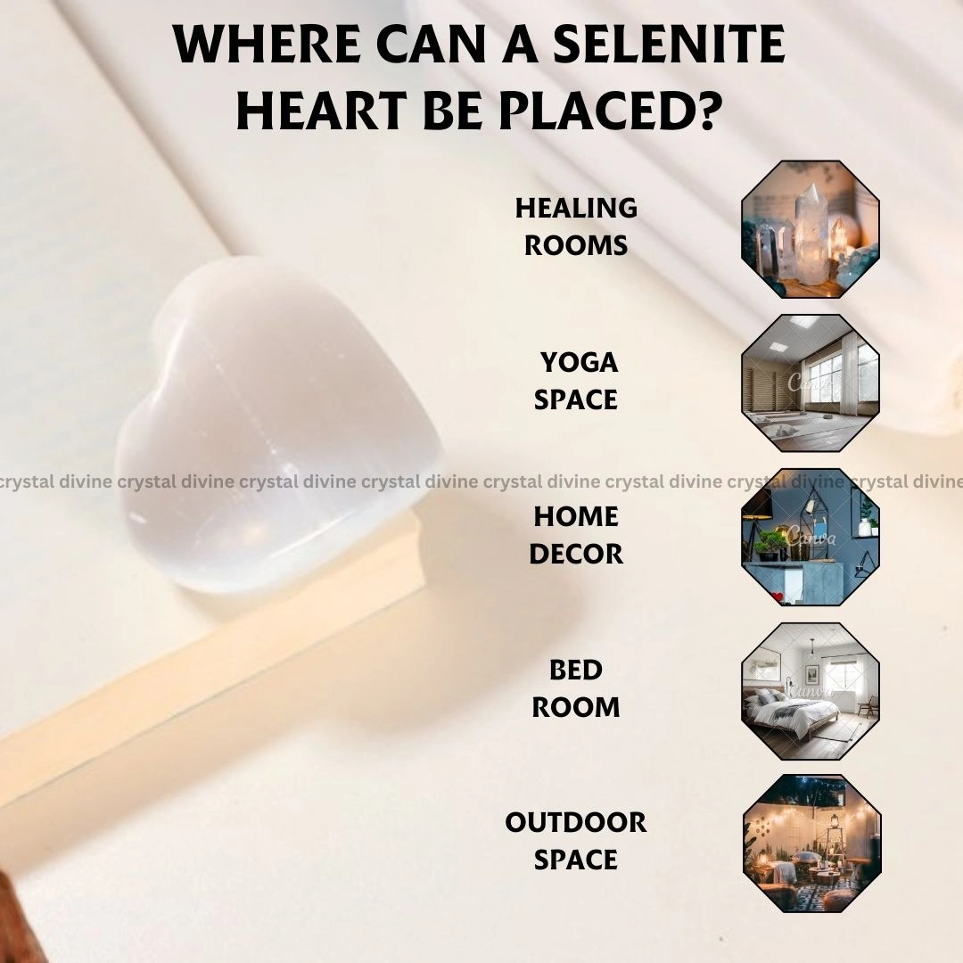 Selenite Heart (Cleansing & Purification)