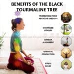 Black Tourmaline Crystal Tree 300 Beads (Protection From Negative Energy)