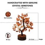 Red Carnelian Crystal Tree 300 Beads (Creativity & Inspiration)