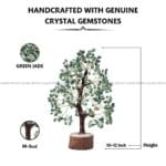 Green Jade Crystal Tree 300 Beads (Luck & Fortune)