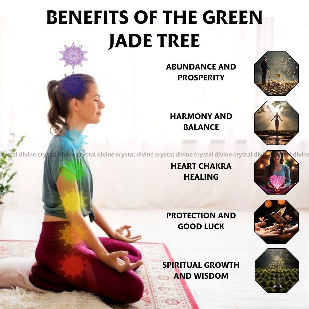 Green Jade Crystal Tree