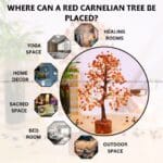 Red Carnelian Crystal Tree 300 Beads (Creativity & Inspiration)