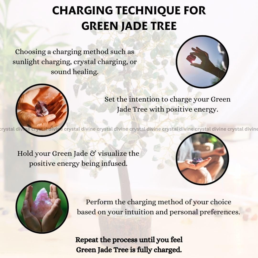 Green Jade Crystal Tree 300 Beads (Luck & Fortune)