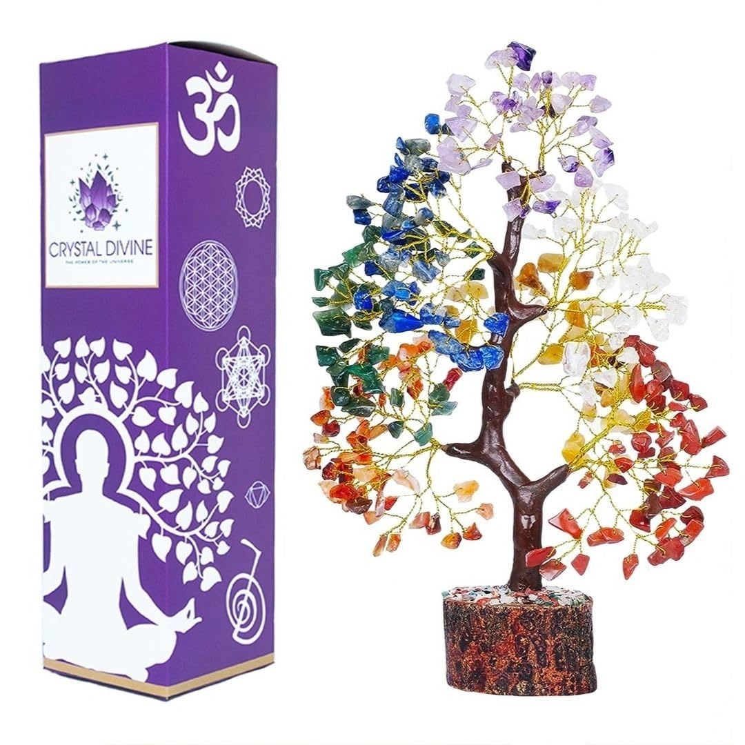 Seven Chakra Crystal Tree 300 Beads (Spiritual Growth)