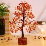 Red Carnelian Crystal Tree 300 Beads (Creativity & Inspiration)