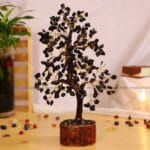Black Tourmaline Crystal Tree 300 Beads (Protection From Negative Energy)