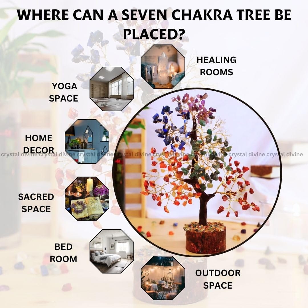Seven Chakra Crystal Tree 300 Beads (Spiritual Growth)