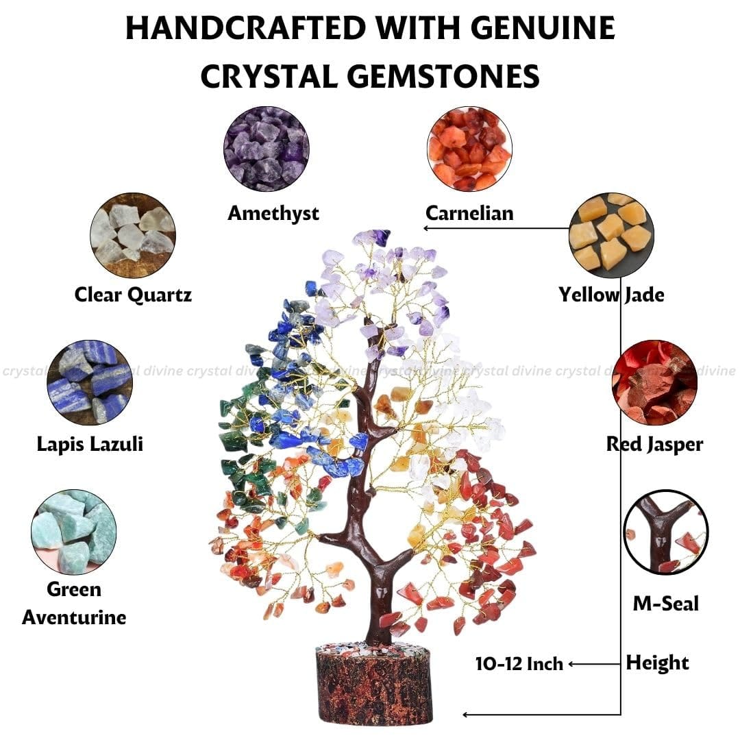 Seven Chakra Crystal Tree 300 Beads (Spiritual Growth)