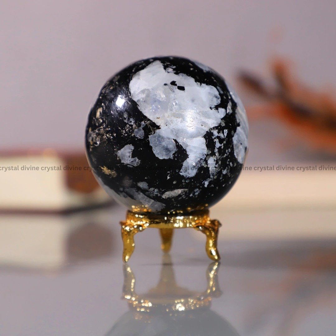 Rainbow Moonstone Crystal Sphere (Confidence & Self-Esteem)