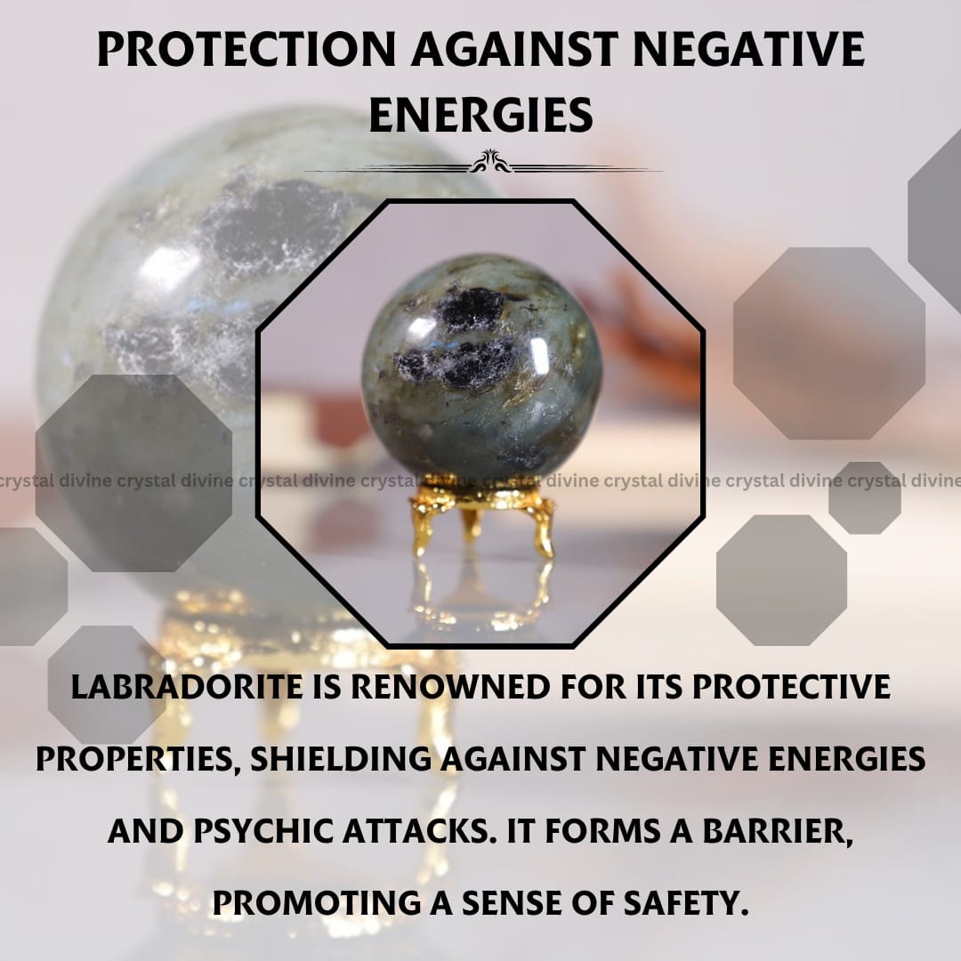 Labradorite Sphere (Protection & Grounding)