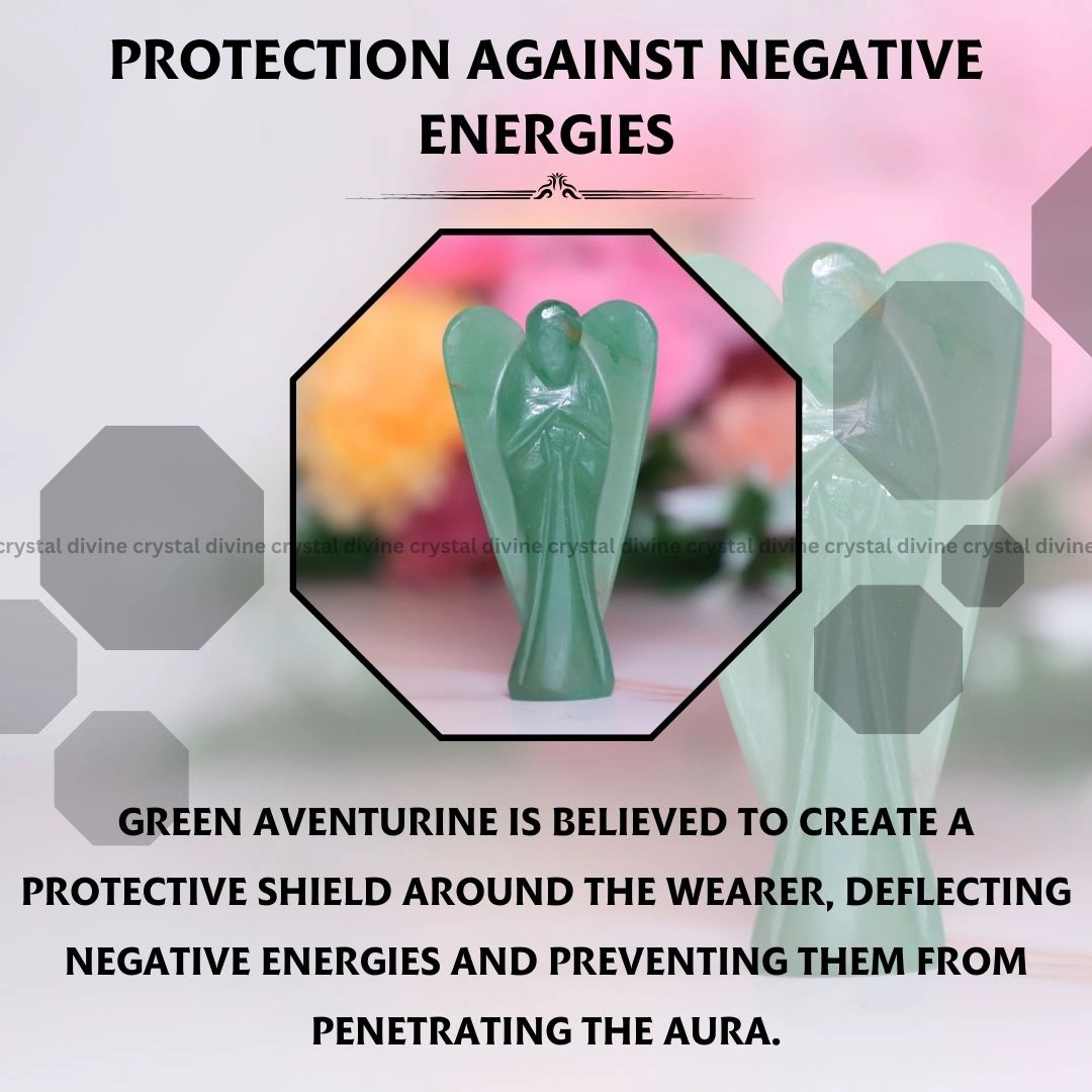 Green Aventurine Crystal Angel (Luck & Prosperity)