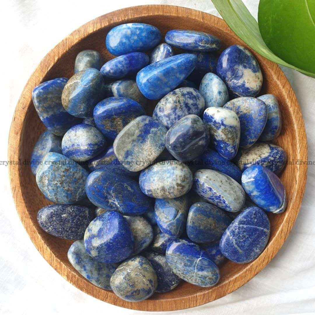 Lapis Lazuli Tumble Stone Pack of 5 (Balance & Harmony)
