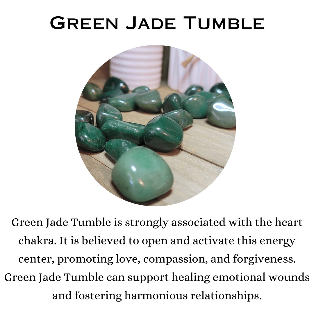 Green Jade Tumble Stones