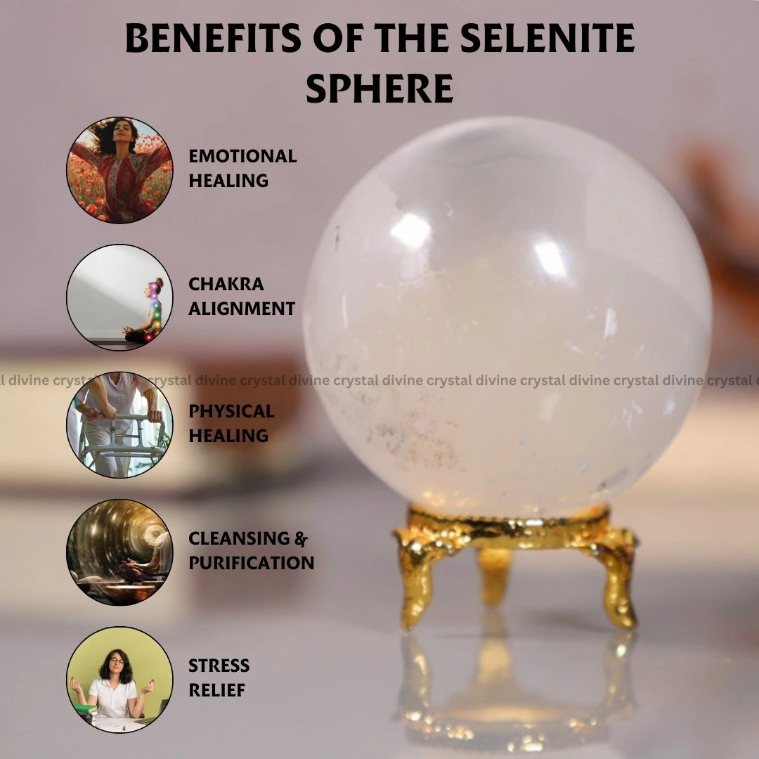 Selenite Crystal Sphere