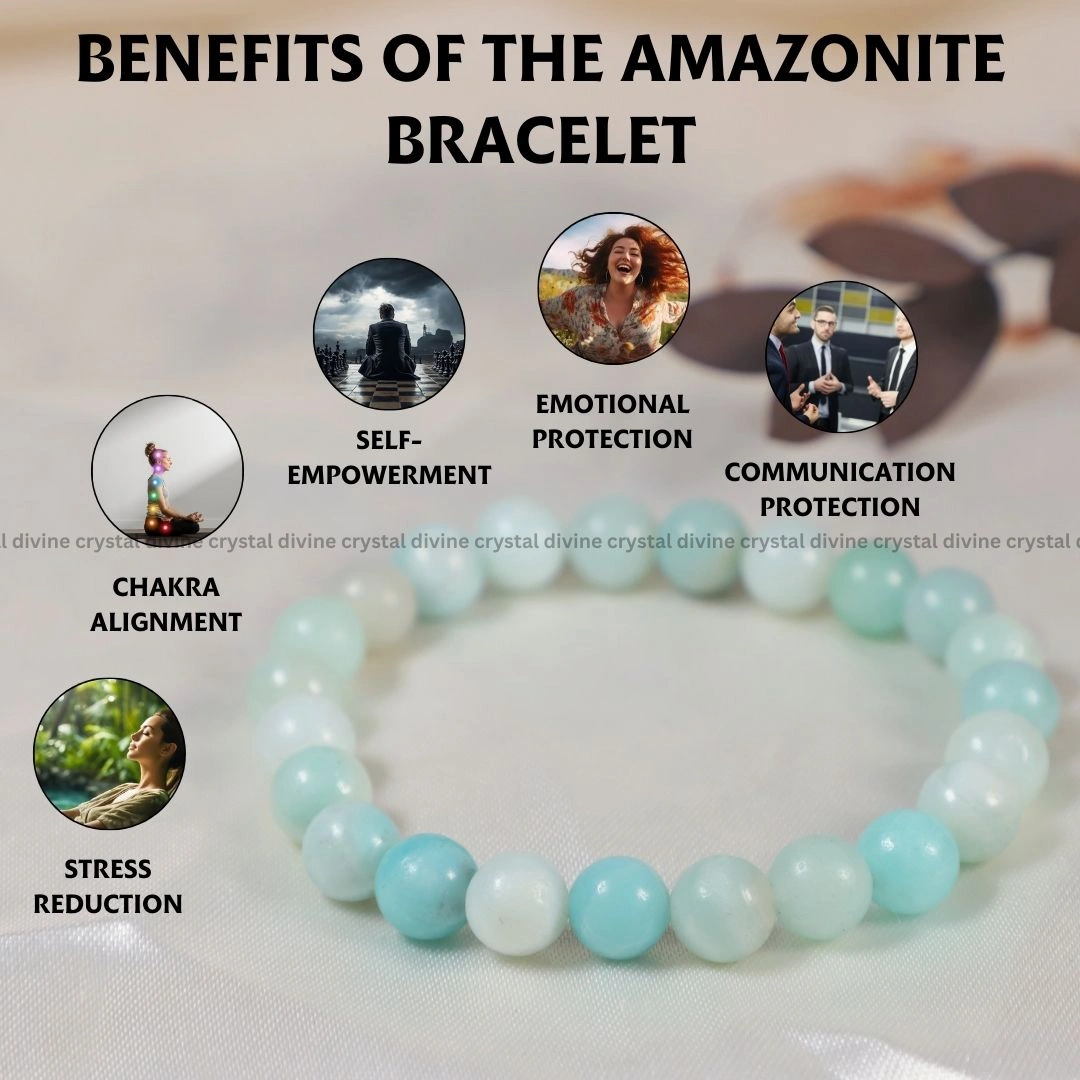 Amazonite Crystal Bracelet - 8MM