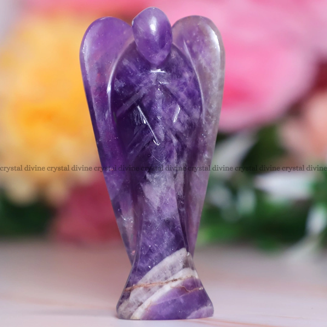 Amethyst Crystal Angel (Protection & Purification)