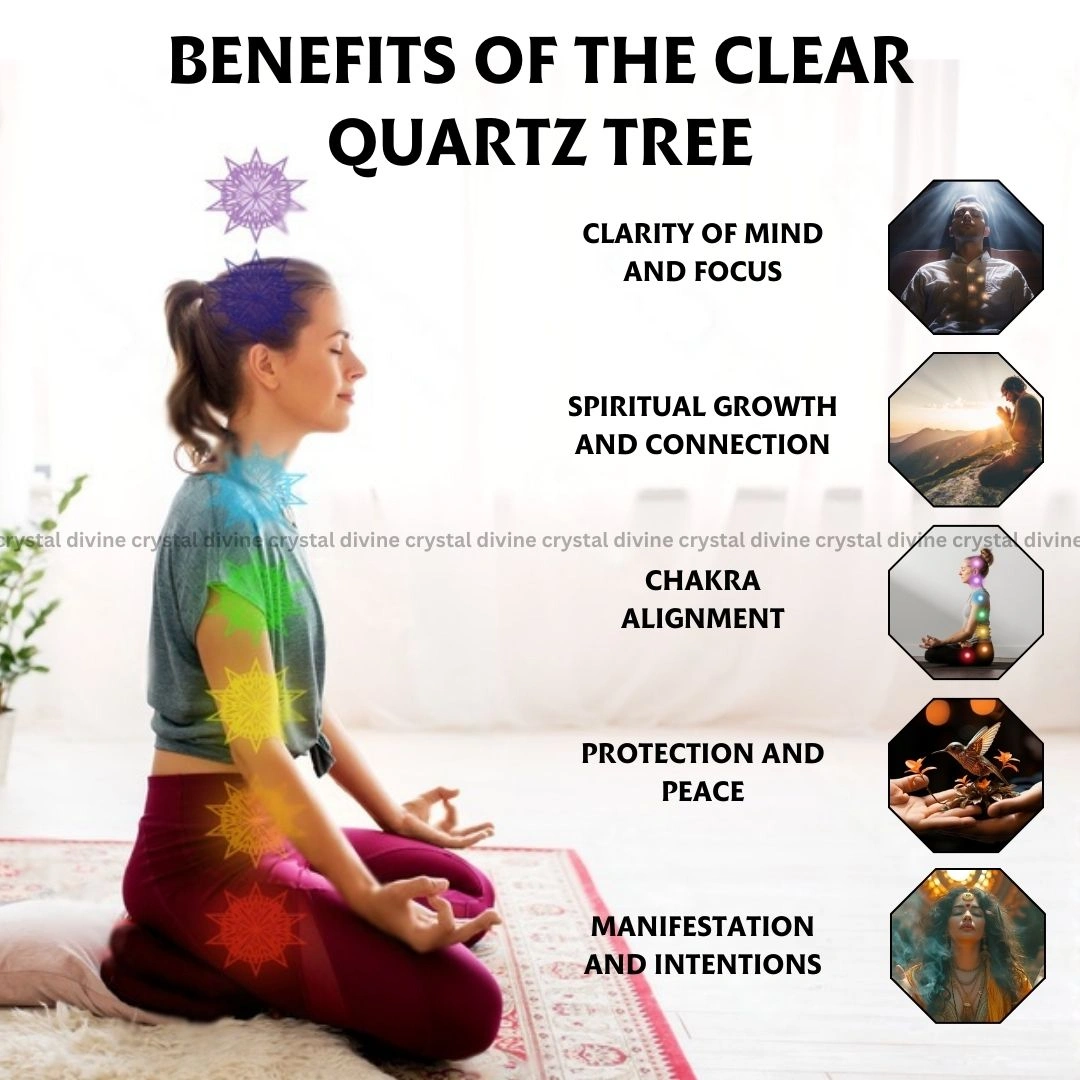 Clear Quartz Crystal Tree 300 Beads