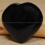 Black Tourmaline Heart (Communication & Expression)