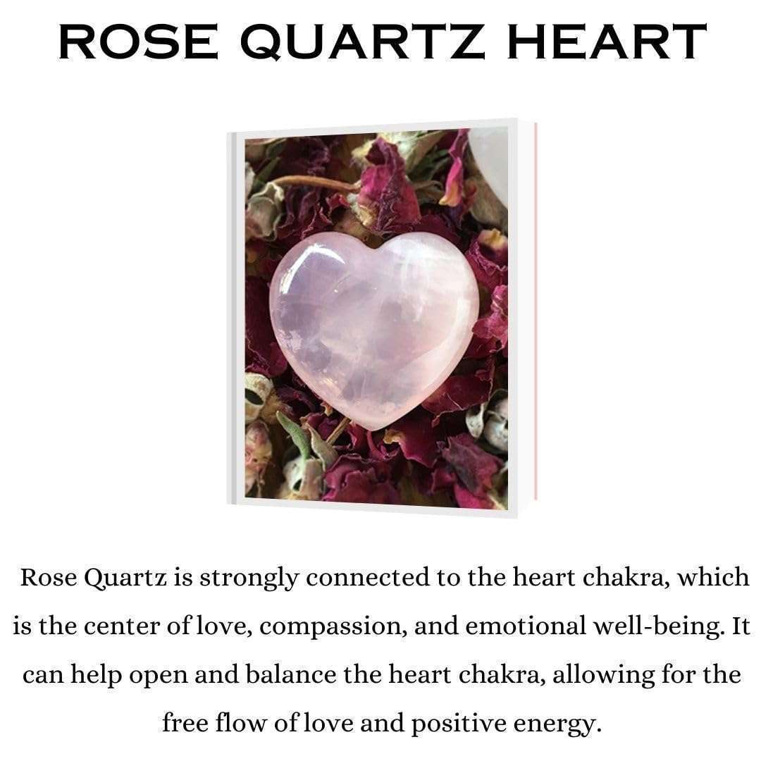 Rose Quartz Heart (Love & Compassion)