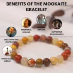 Mookaite Crystal Bracelet - 8 MM (Vitality & energy)