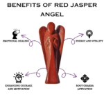 Red Jasper Crystal Angel (Grounding & Stability)