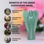 Green Aventurine Crystal Angel (Luck & Prosperity)