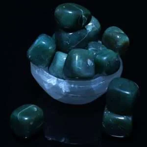 Green Aventurine Tumble Stone Pack of 5 (Luck & Prosperity)