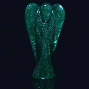 Green Jade Crystal Angel (Abundance & Prosperity)