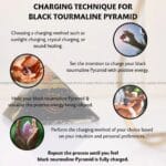 Black Tourmaline Crystal Pyramid (Protection From Negative Energy)