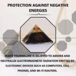 Black Tourmaline Crystal Pyramid (Protection From Negative Energy)