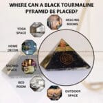 Black Tourmaline Crystal Pyramid (Protection From Negative Energy)