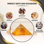 Citrine Crystal Pyramid (Manifestation & Creativity)